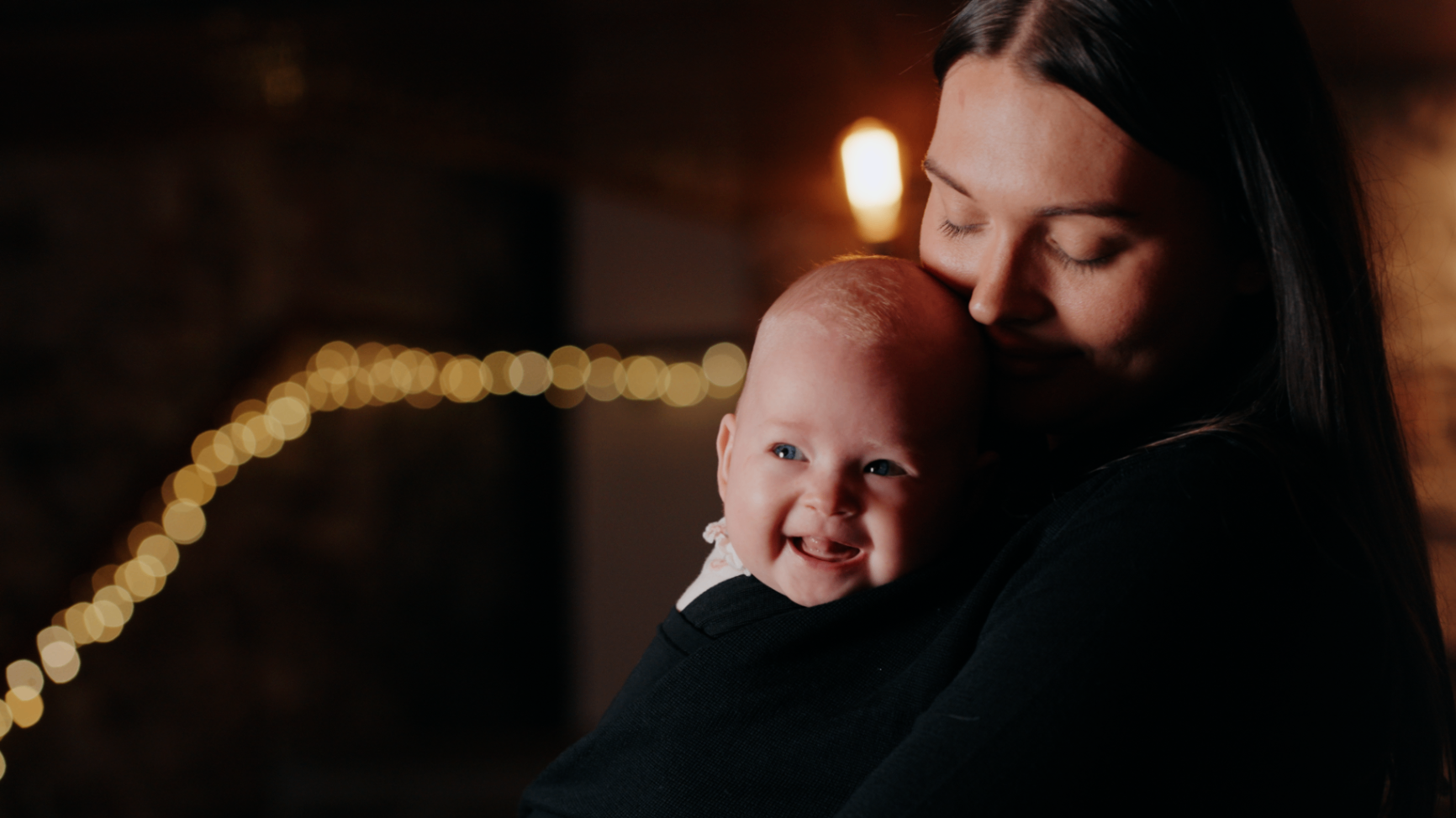 Kate Bell with her baby in an intimate Alternity portrait
